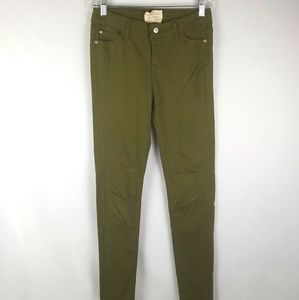 Altar'd State Dusky Green Skinny Jeans